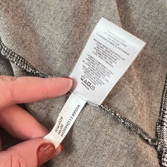 Express Gray Long Line Plaid Open Front Sweater Jacket Size XL - Picture 9 of 10